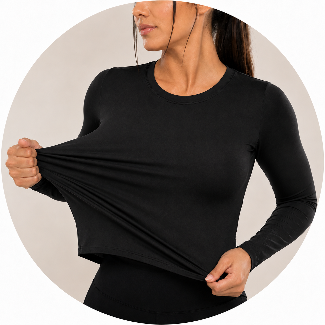 Elasticidade da camiseta t&eacute;rmica masculina LC15 Sports